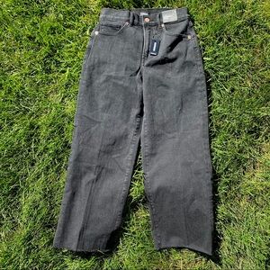 Express Wide Leg Cropped Jeans